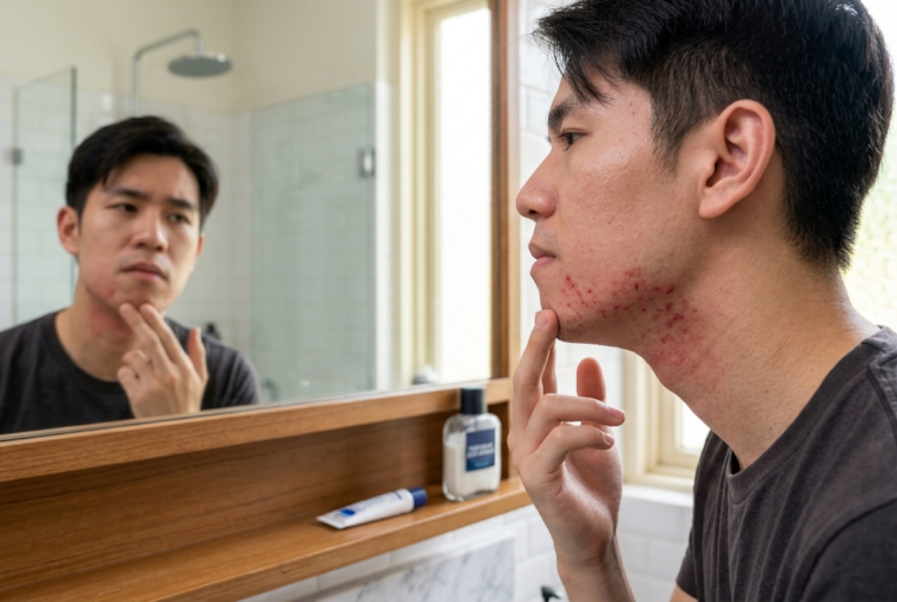 Shaving Irritation after a shave