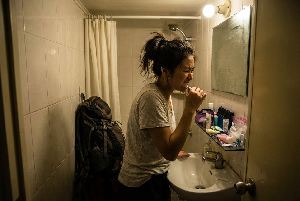 Compact Water Flosser for Travel 