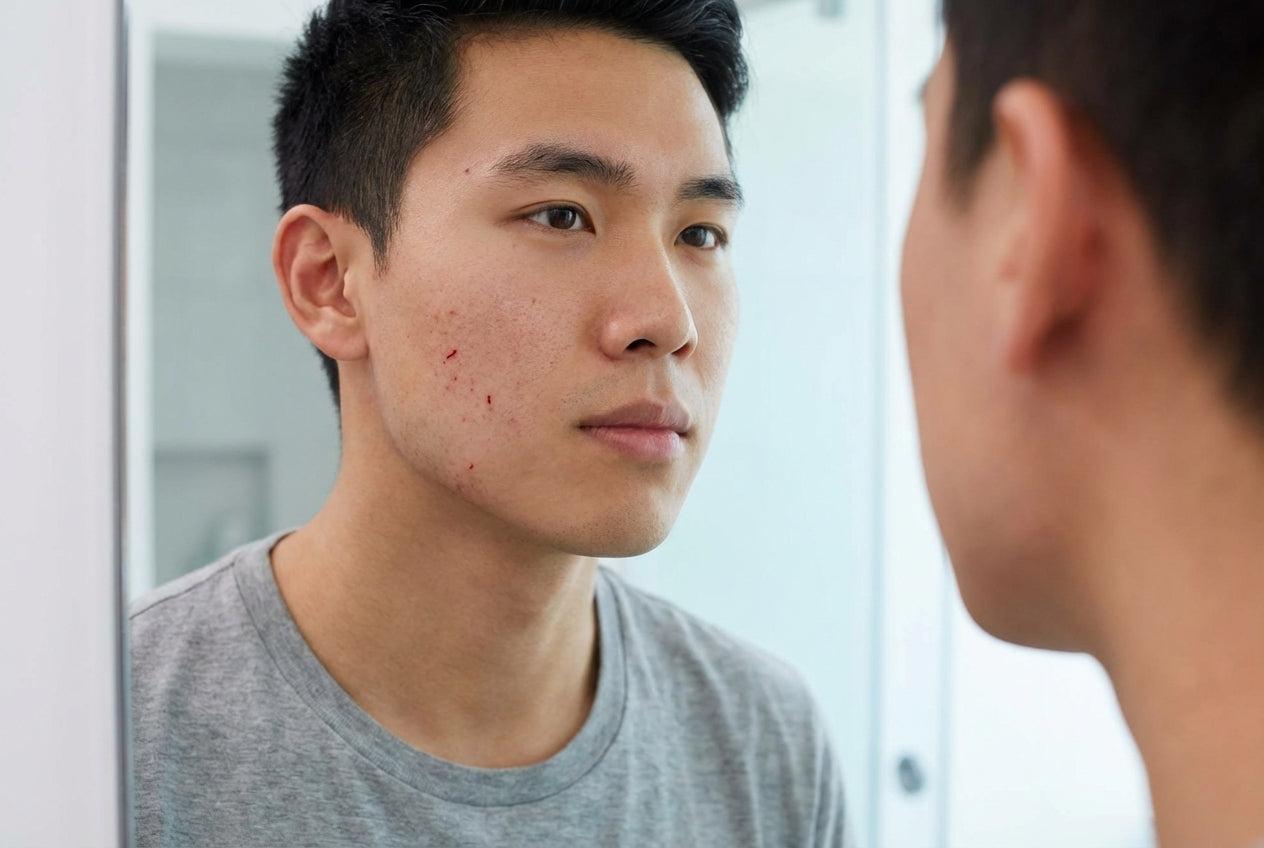 Zero-irritation Shave with electric facial shaver