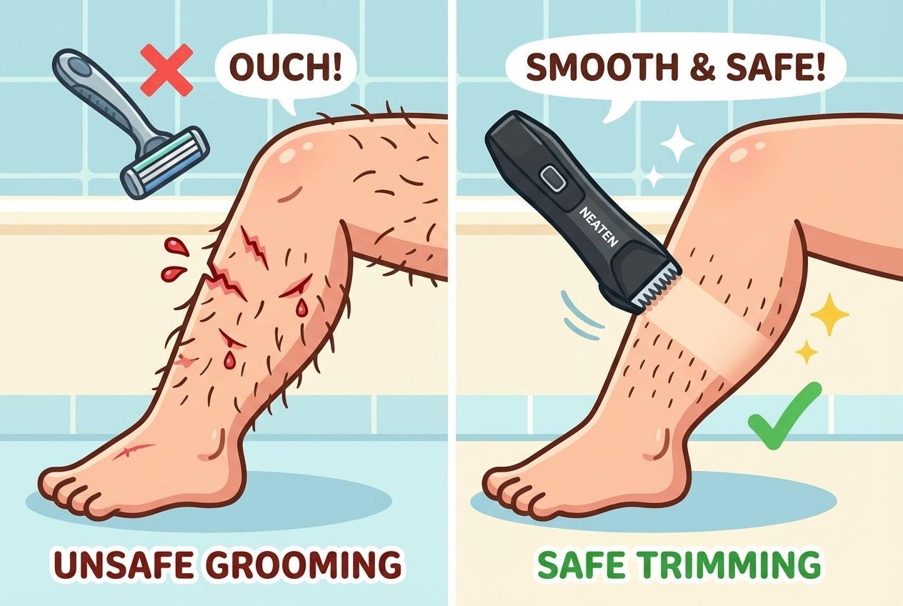 Trimming Pubic Hair Without Cutting: The Safe Technique for Below-the-Belt Grooming