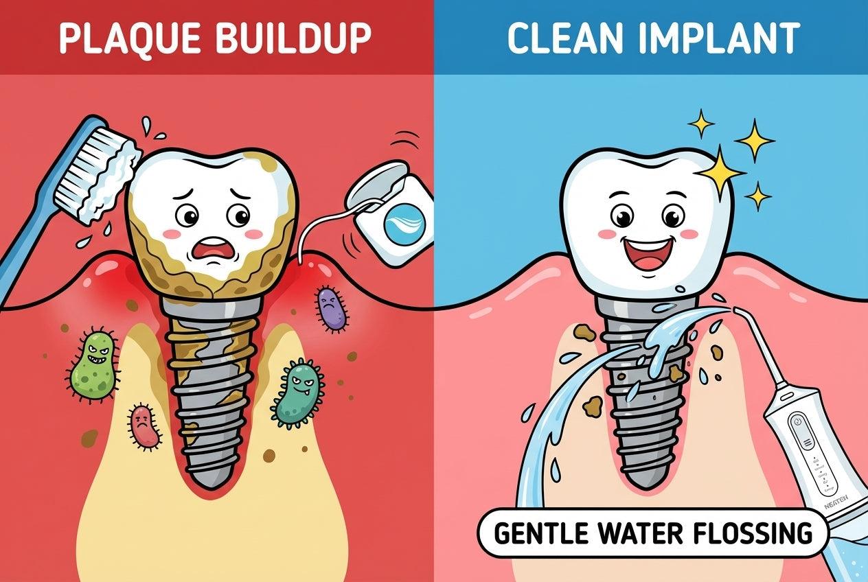 Water Flosser for Dental Implants: Safe Cleaning Techniques to Protect Your Investment